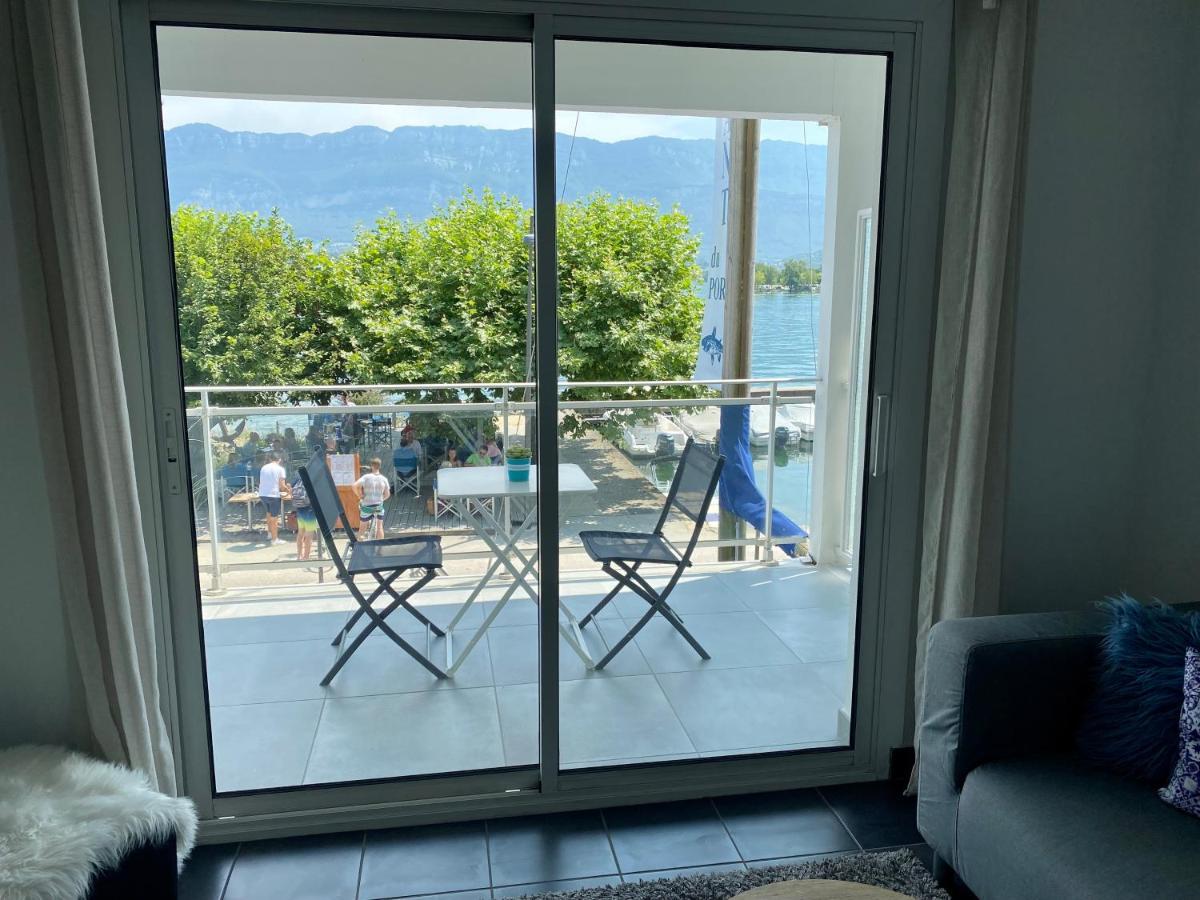 Pieds Dans L'Eau Au Lac Du Bourget Le Bourget-du-Lac Ngoại thất bức ảnh